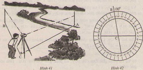 Thực hành đo góc trên mặt đất