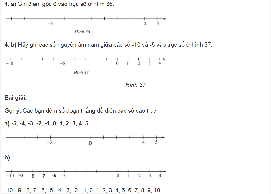 Cùng làm quen với số nguyên âm trong toán lớp 6 cơ bản 2 Cùng làm quen với số nguyên âm trong toán lớp 6 cơ bản
