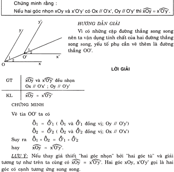 Vẽ thêm yếu tố phụ để giải bài toán chứng minh góc