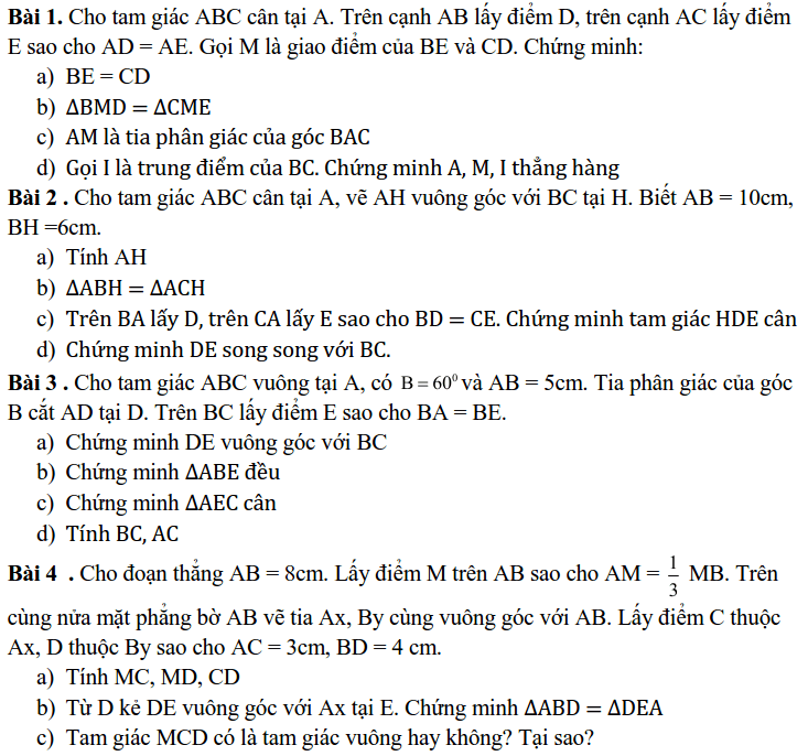 Phiếu hướng dẫn tự học Toán lớp 7 từ 30/3 tới 4/4
