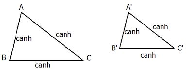 Các trường hợp đồng dạng của tam giác