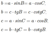 Một số hệ thức về cạnh và góc trong tam giác vuông