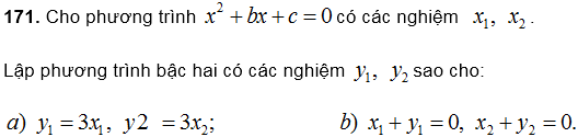 Hệ thức Vi – ét và ứng dụng – Bồi dưỡng Đại số 9