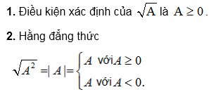 Căn thức bậc hai và hằng đẳng thức căn A mũ hai bằng giá trị tuyệt đối của A – Bồi dưỡng Đại số 9