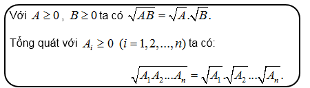Liên hệ giữa phép nhân và phép khai phương – Bồi dưỡng Đại số 9