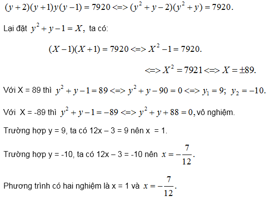 Phương trình quy về phương trình bậc hai – Bồi dưỡng Đại số 9