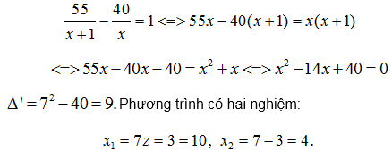 Giải bài toán bằng cách lập phương trình – Bồi dưỡng Đại số 9