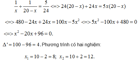 Giải bài toán bằng cách lập phương trình – Bồi dưỡng Đại số 9