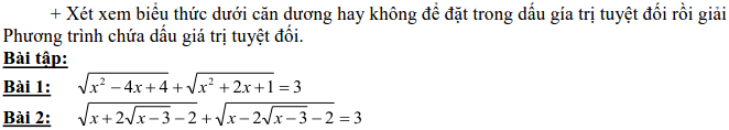 Dạng 3: Phương trình và hệ phương trình