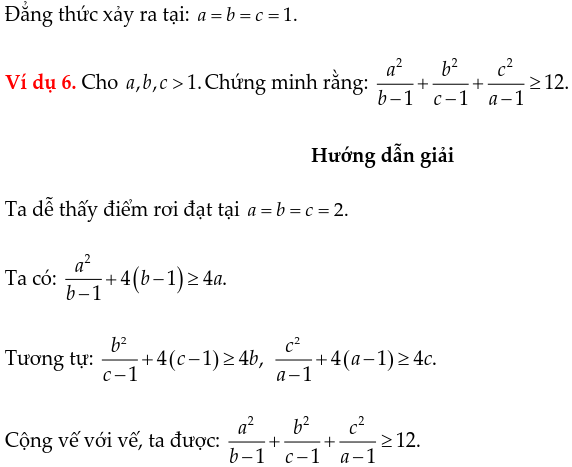 Một số ví dụ chứng minh BĐT bằng phương pháp ghép cặp
