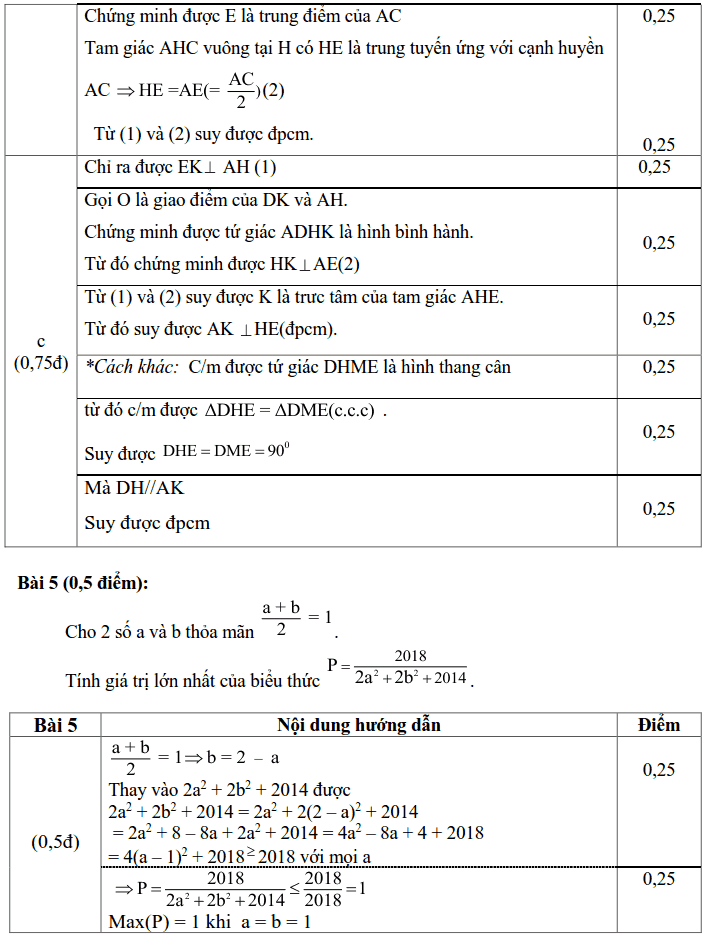 Đề kiểm tra Toán 8 HK1 huyện Xuyên Mộc năm 2018 – 2019