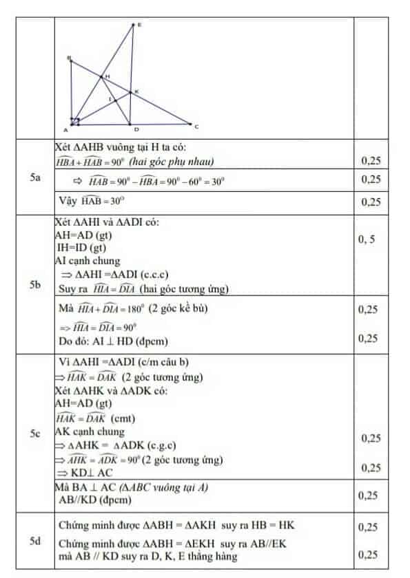 Đề kiểm tra học kì 1 môn Toán 7 huyện Thái Thụy 2018-2019 có đáp án
