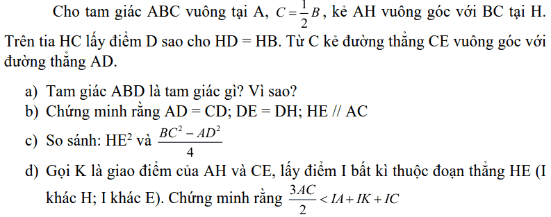 Đề thi HSG môn Toán 7 huyện Chương Mỹ năm 2018-2019 có đáp án