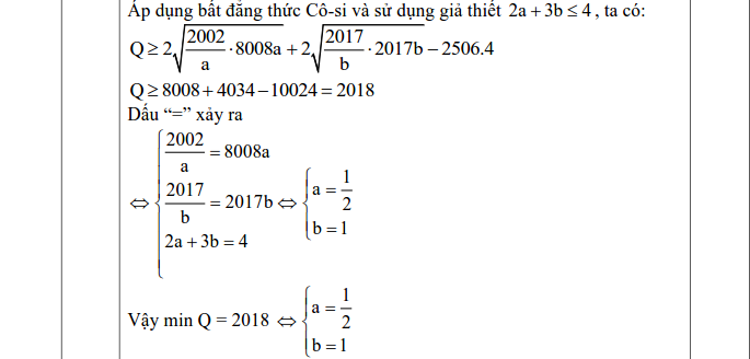 Đề thi tuyển sinh vào 10 môn Toán tỉnh Bắc Giang 2017 – 2018 có đáp án