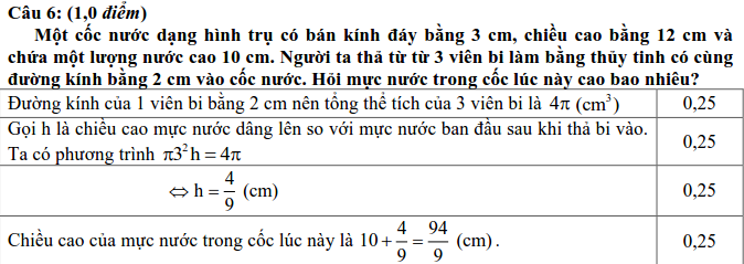 Đề thi tuyển sinh vào 10 môn Toán tỉnh Thừa Thiên Huế 2017 – 2018 có đáp án