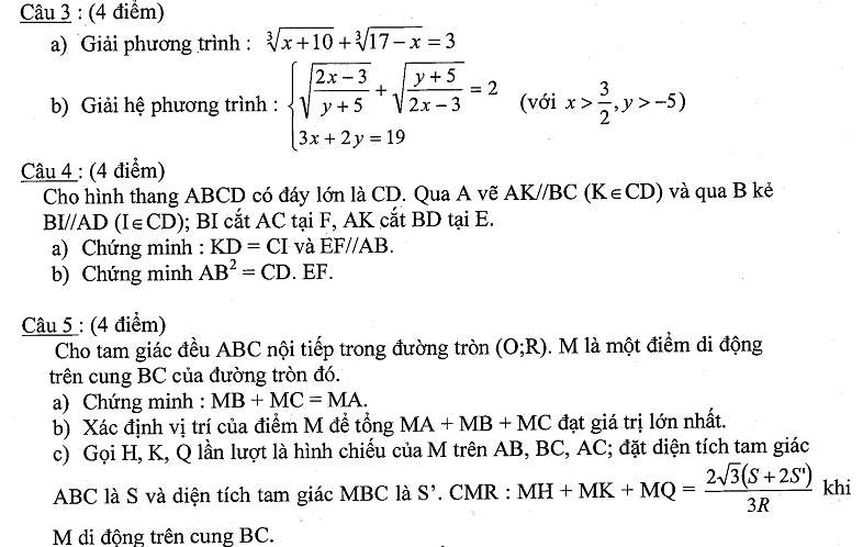 Đề thi HSG môn Toán lớp 9 tỉnh Kiên Giang năm học 2012-2013