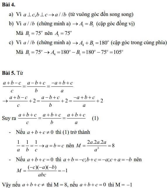 Đề kiểm tra HK1 môn Toán 7 THCS Nguyễn Du 2017-2018 có đáp án