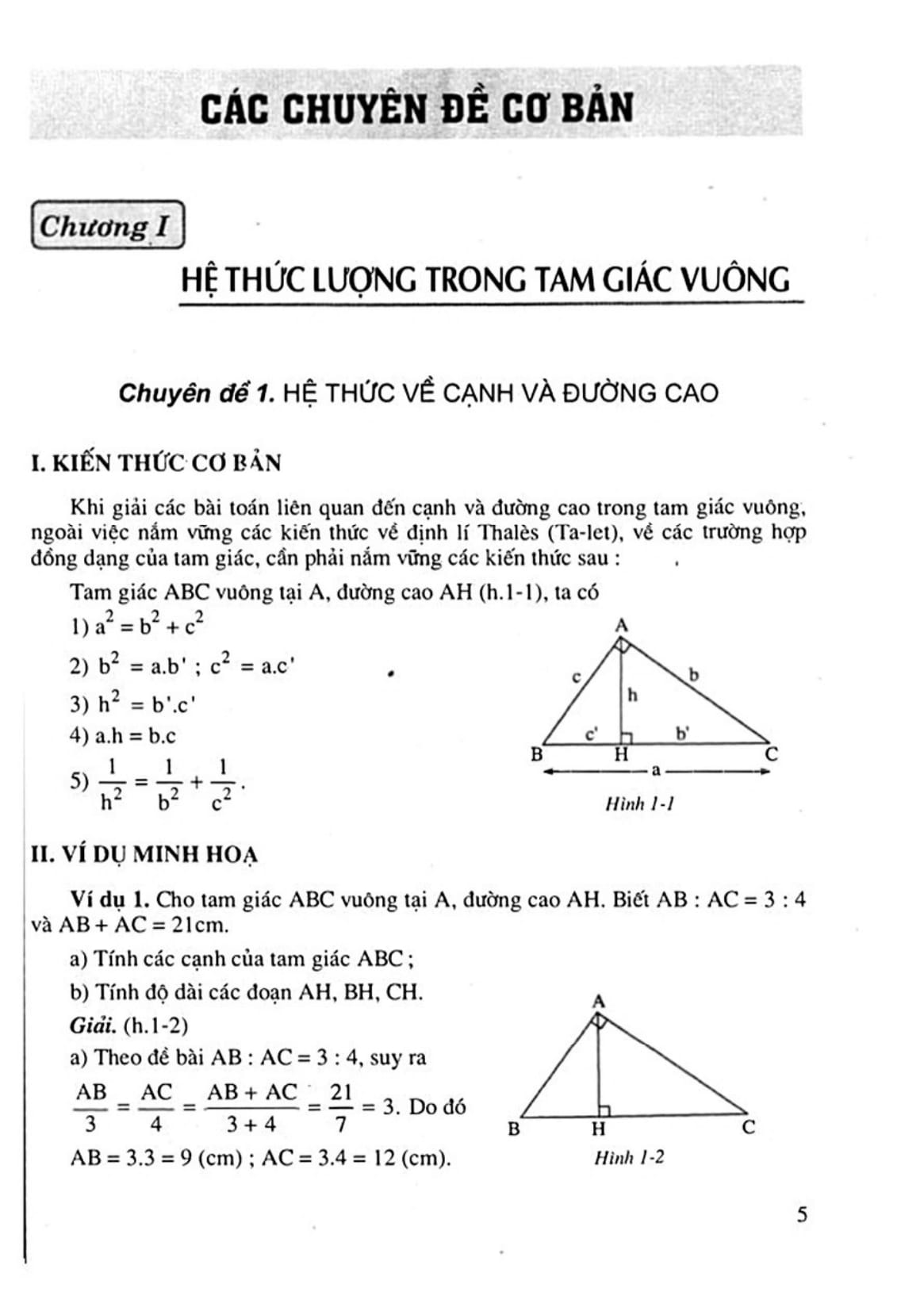 Sách Chuyên Toán Hình Học 9 Nâng Cao