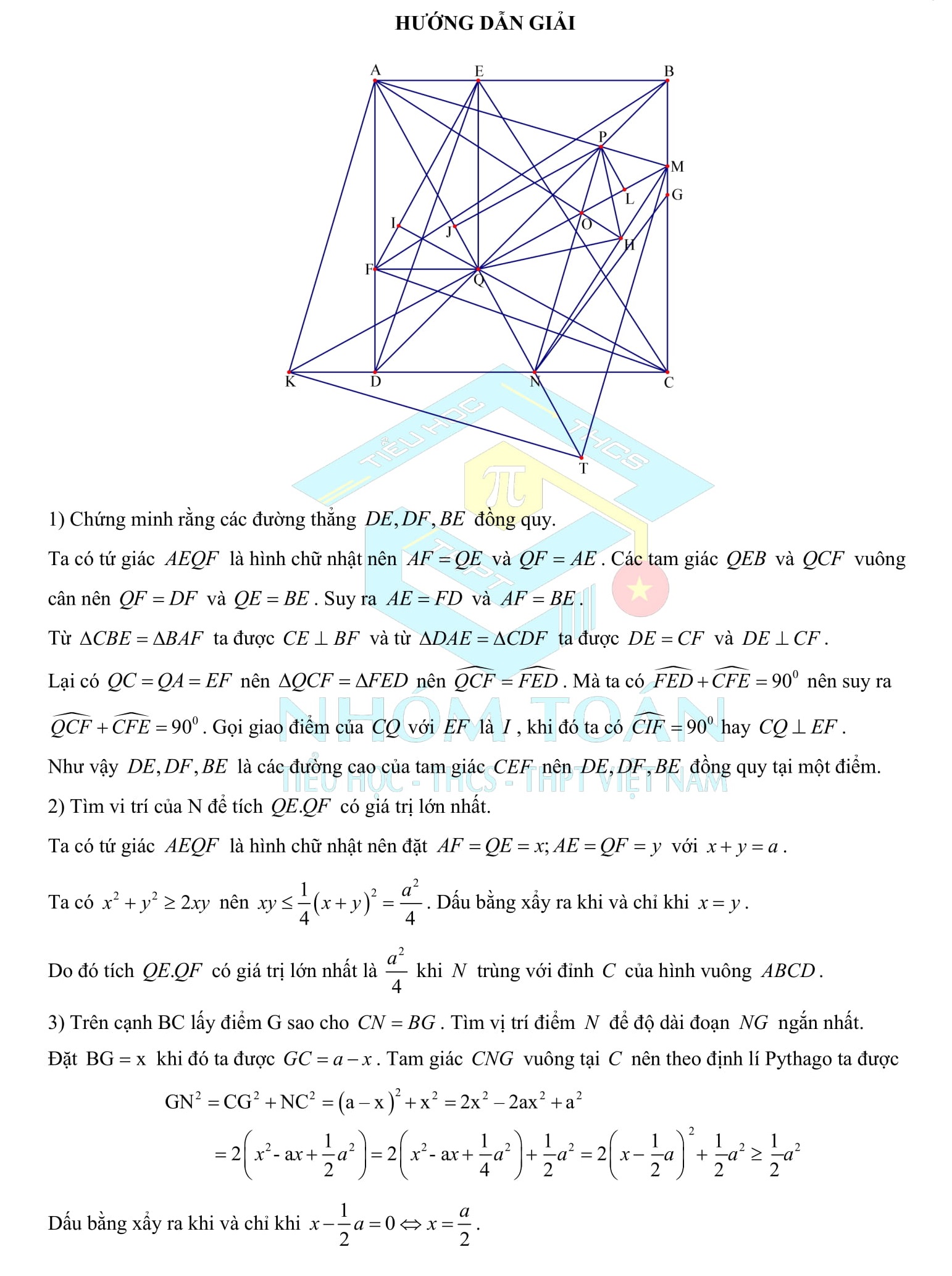 Ôn tập Toán Hình 8 chương 1