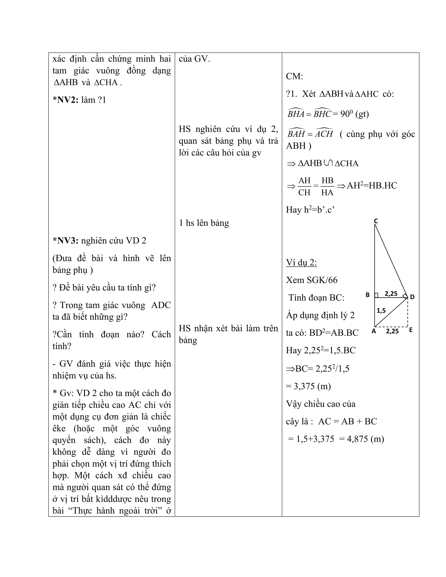 Giáo án giảng dạy Toán 9 2020 - 2021