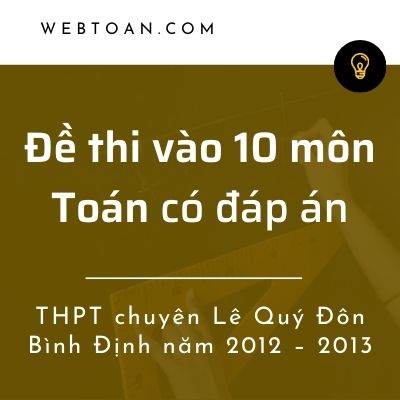 Đề thi tuyển sinh vào 10 môn Toán tỉnh Bến Tre 2017 - 2018 ...