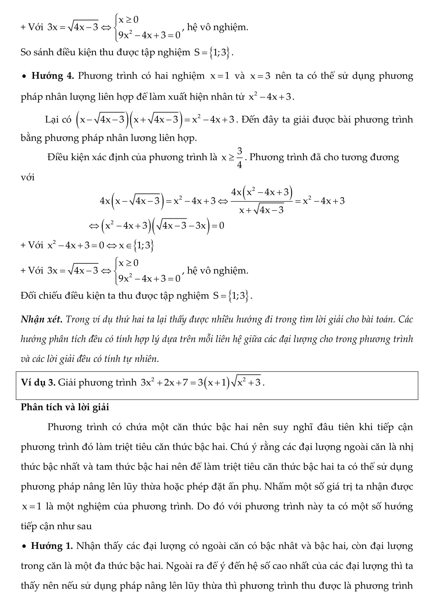 Chuyên đề Toán 9: Phương trình vô tỉ (bài tập + giải)