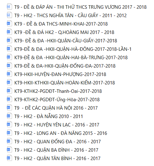 20 Đề thi HK2 toán 9 có lời giải (PDF + Word)